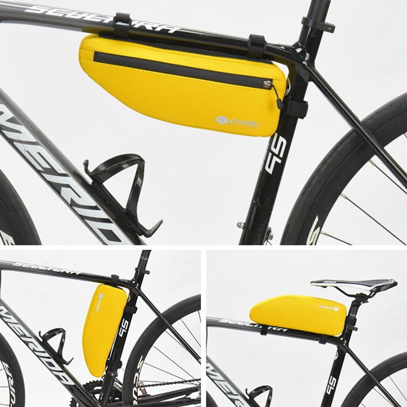 ANMEILU 7050 Bike Triangle Frame Bag Oxford Cloth Bicycle Top Tube Bag Cycling Pouch ANMEILU 7050 Bike Triangle Frame Bag Oxford Cloth Bicycle Top Tube Bag Cycling Pouch